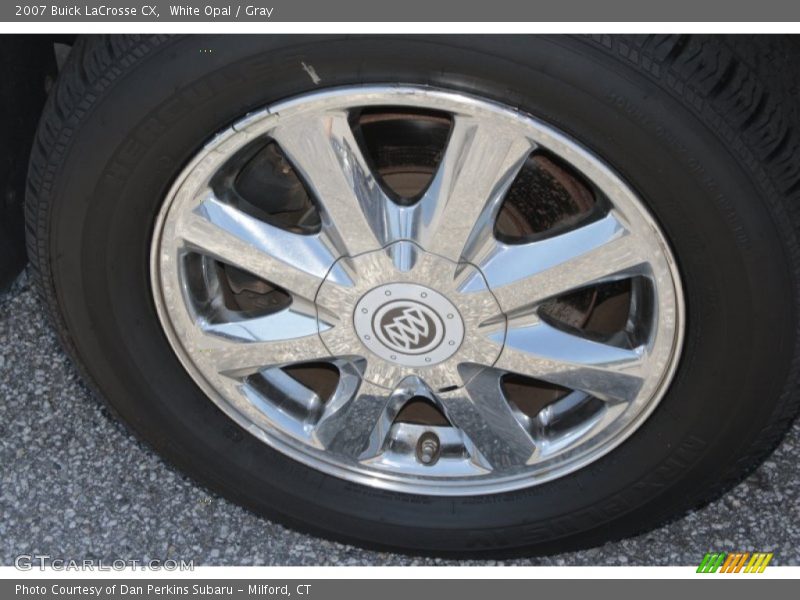 White Opal / Gray 2007 Buick LaCrosse CX