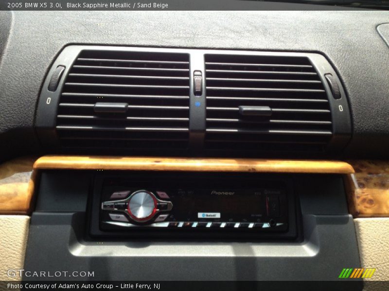 Black Sapphire Metallic / Sand Beige 2005 BMW X5 3.0i