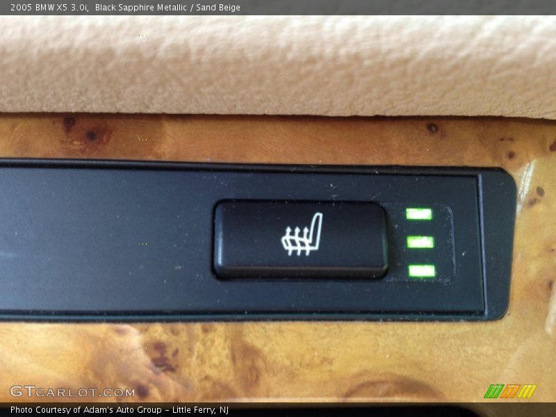 Black Sapphire Metallic / Sand Beige 2005 BMW X5 3.0i