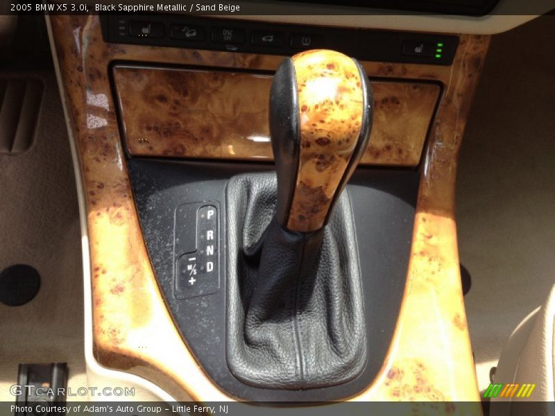 Black Sapphire Metallic / Sand Beige 2005 BMW X5 3.0i