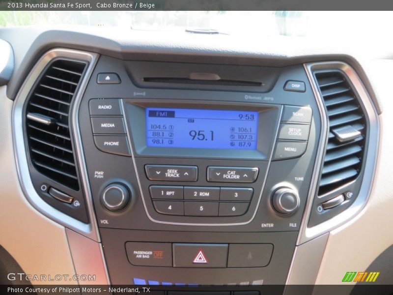 Cabo Bronze / Beige 2013 Hyundai Santa Fe Sport