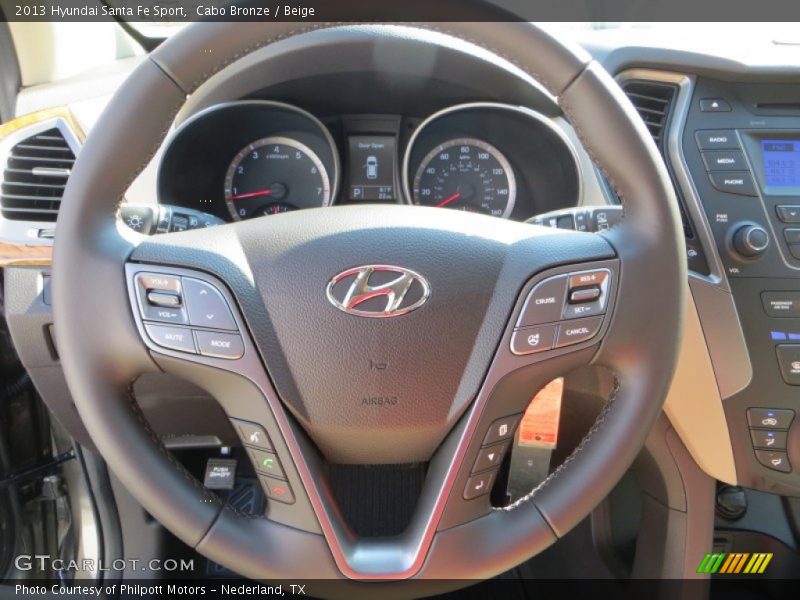 Cabo Bronze / Beige 2013 Hyundai Santa Fe Sport