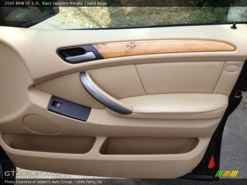 Black Sapphire Metallic / Sand Beige 2005 BMW X5 3.0i