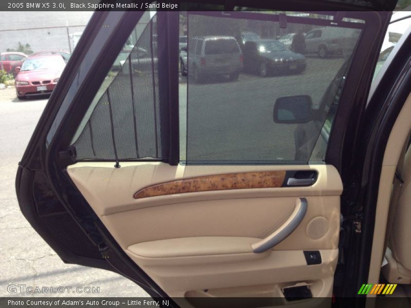 Black Sapphire Metallic / Sand Beige 2005 BMW X5 3.0i
