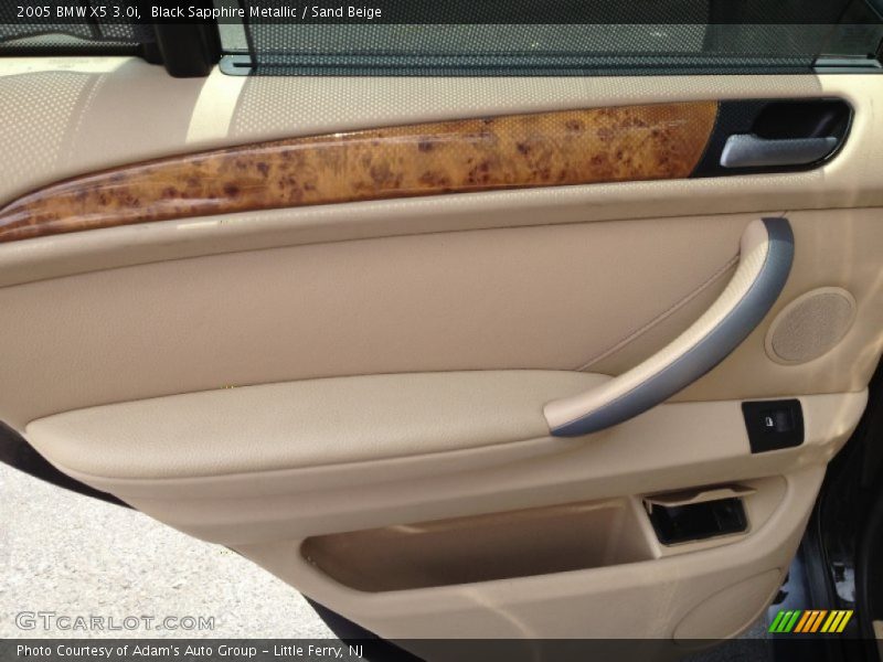 Black Sapphire Metallic / Sand Beige 2005 BMW X5 3.0i