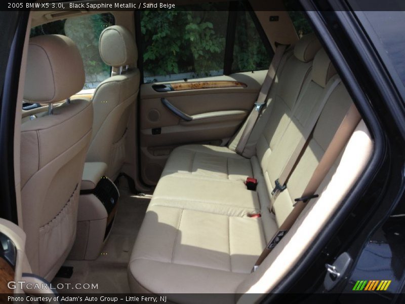 Black Sapphire Metallic / Sand Beige 2005 BMW X5 3.0i