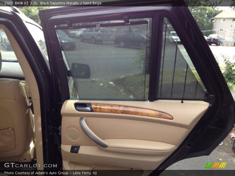 Black Sapphire Metallic / Sand Beige 2005 BMW X5 3.0i
