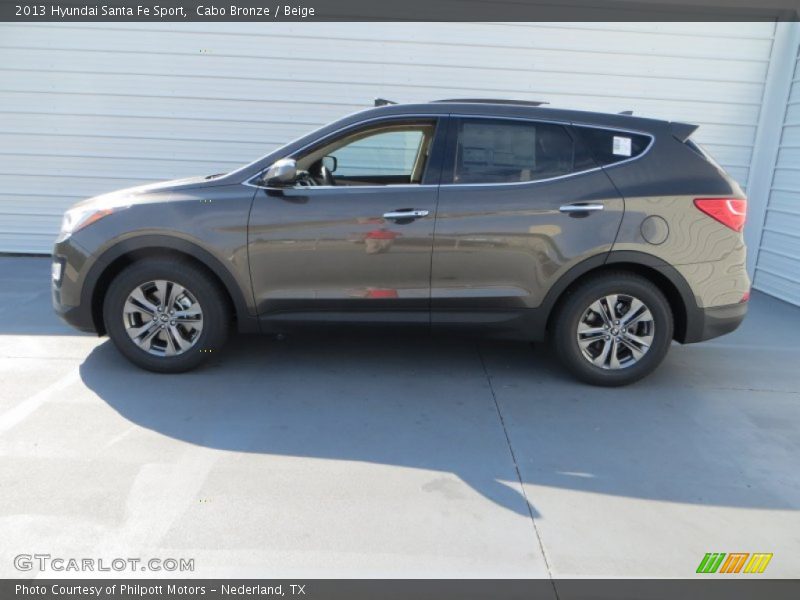 Cabo Bronze / Beige 2013 Hyundai Santa Fe Sport