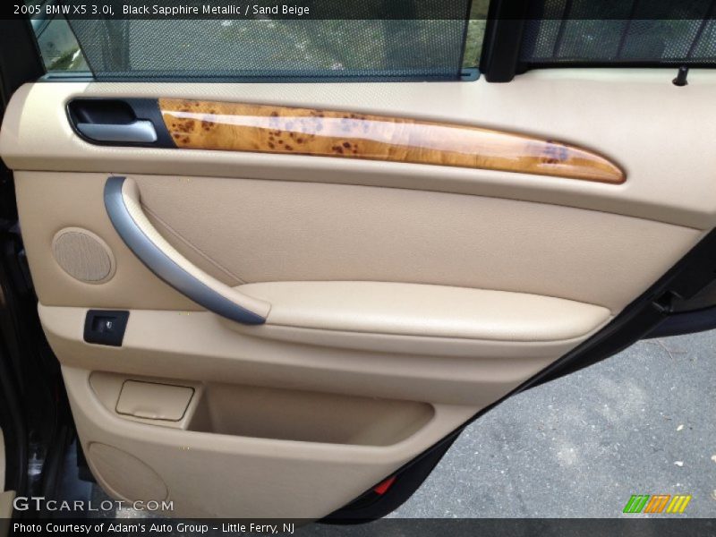 Black Sapphire Metallic / Sand Beige 2005 BMW X5 3.0i