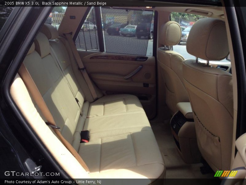 Black Sapphire Metallic / Sand Beige 2005 BMW X5 3.0i