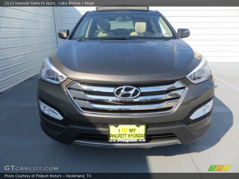 Cabo Bronze / Beige 2013 Hyundai Santa Fe Sport