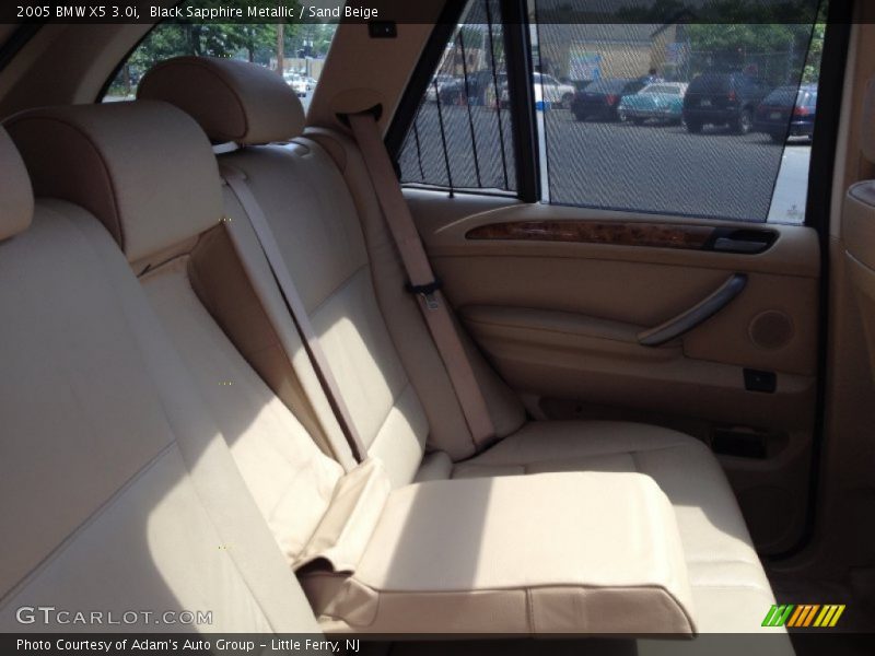 Black Sapphire Metallic / Sand Beige 2005 BMW X5 3.0i