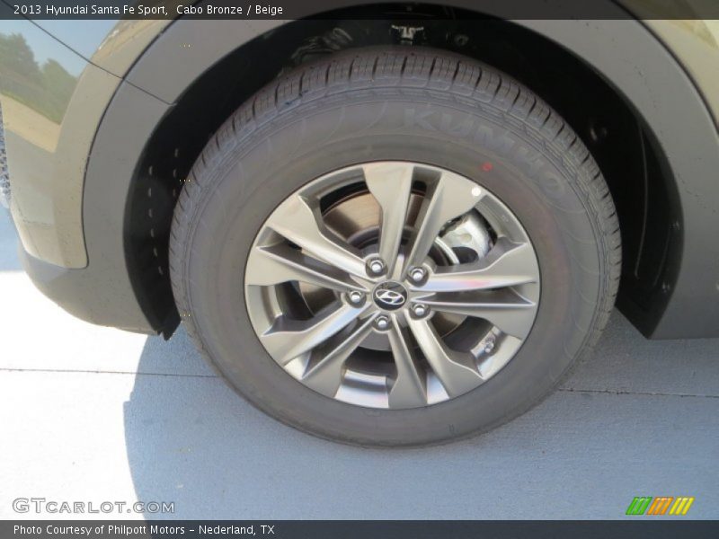 Cabo Bronze / Beige 2013 Hyundai Santa Fe Sport