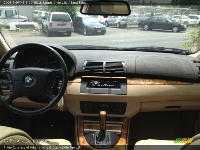 Black Sapphire Metallic / Sand Beige 2005 BMW X5 3.0i