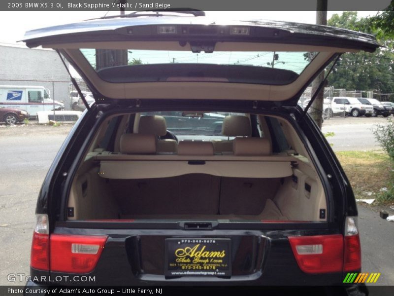 Black Sapphire Metallic / Sand Beige 2005 BMW X5 3.0i