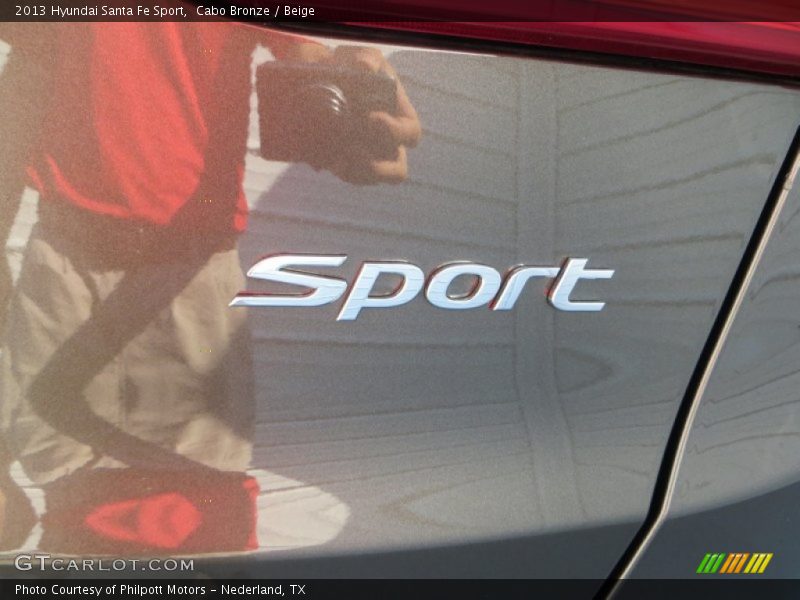 Cabo Bronze / Beige 2013 Hyundai Santa Fe Sport