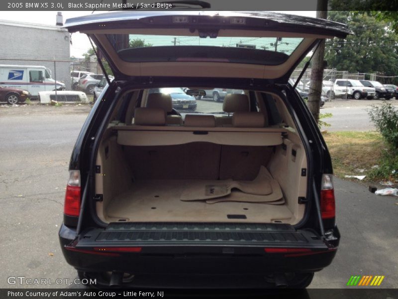 Black Sapphire Metallic / Sand Beige 2005 BMW X5 3.0i