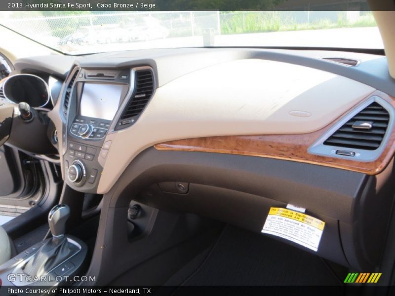 Cabo Bronze / Beige 2013 Hyundai Santa Fe Sport
