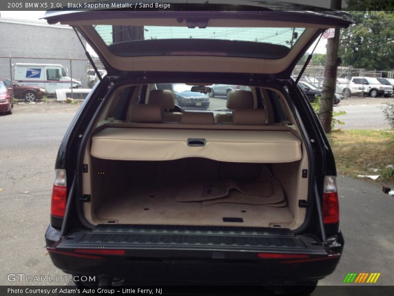 Black Sapphire Metallic / Sand Beige 2005 BMW X5 3.0i