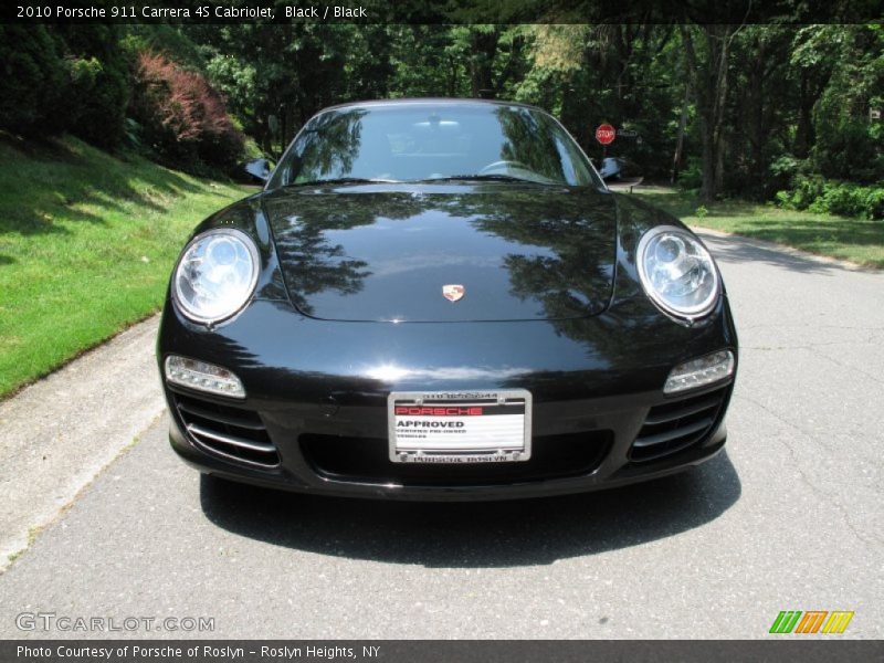 Black / Black 2010 Porsche 911 Carrera 4S Cabriolet
