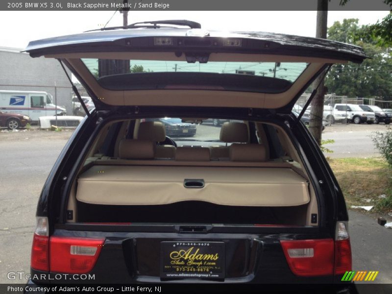 Black Sapphire Metallic / Sand Beige 2005 BMW X5 3.0i