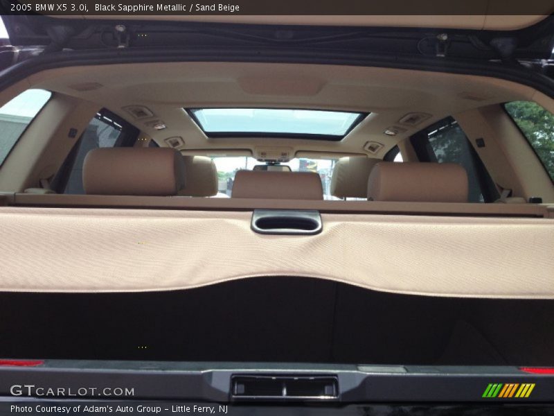 Black Sapphire Metallic / Sand Beige 2005 BMW X5 3.0i