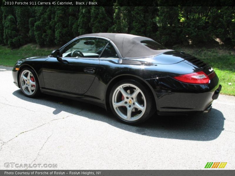 Black / Black 2010 Porsche 911 Carrera 4S Cabriolet
