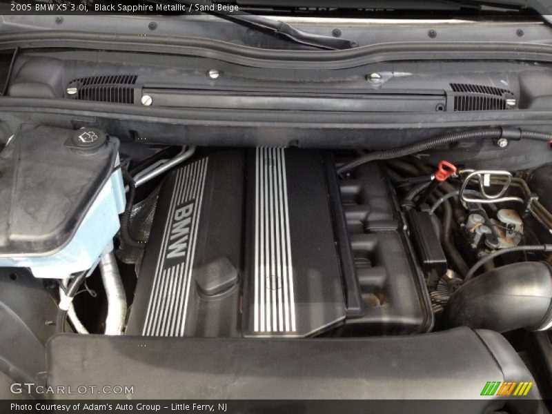 Black Sapphire Metallic / Sand Beige 2005 BMW X5 3.0i