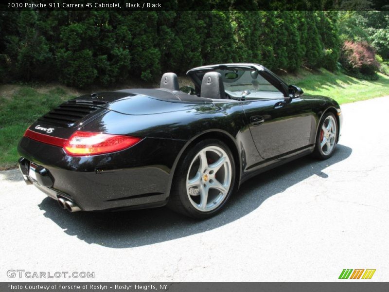 Black / Black 2010 Porsche 911 Carrera 4S Cabriolet