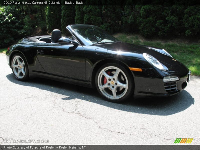 Black / Black 2010 Porsche 911 Carrera 4S Cabriolet