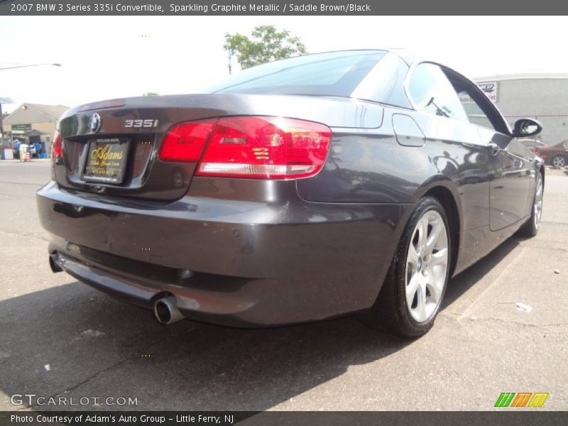 Sparkling Graphite Metallic / Saddle Brown/Black 2007 BMW 3 Series 335i Convertible