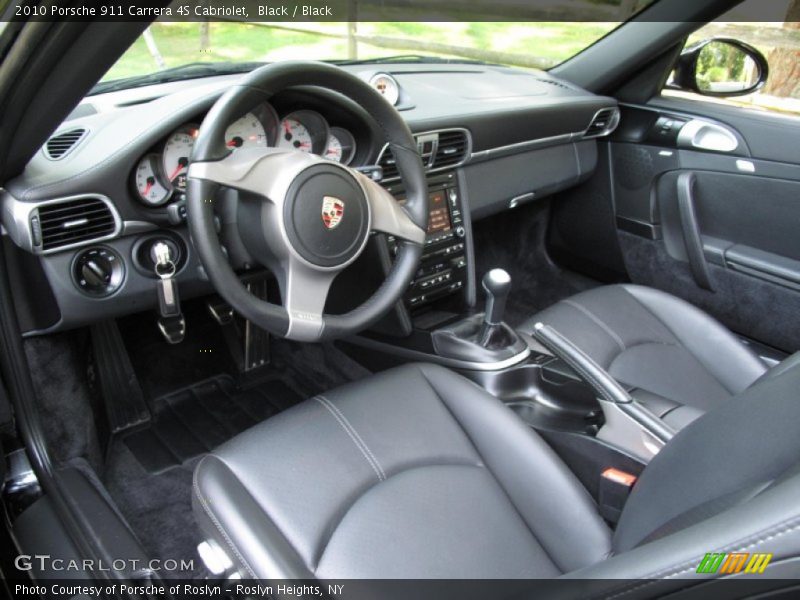 Black / Black 2010 Porsche 911 Carrera 4S Cabriolet