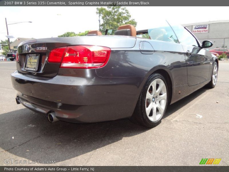 Sparkling Graphite Metallic / Saddle Brown/Black 2007 BMW 3 Series 335i Convertible