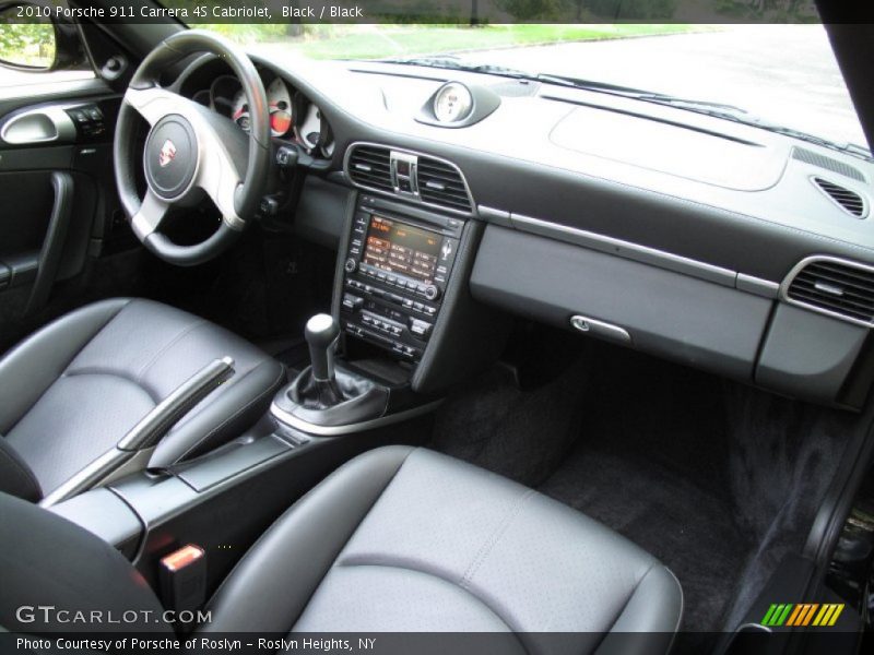 Black / Black 2010 Porsche 911 Carrera 4S Cabriolet