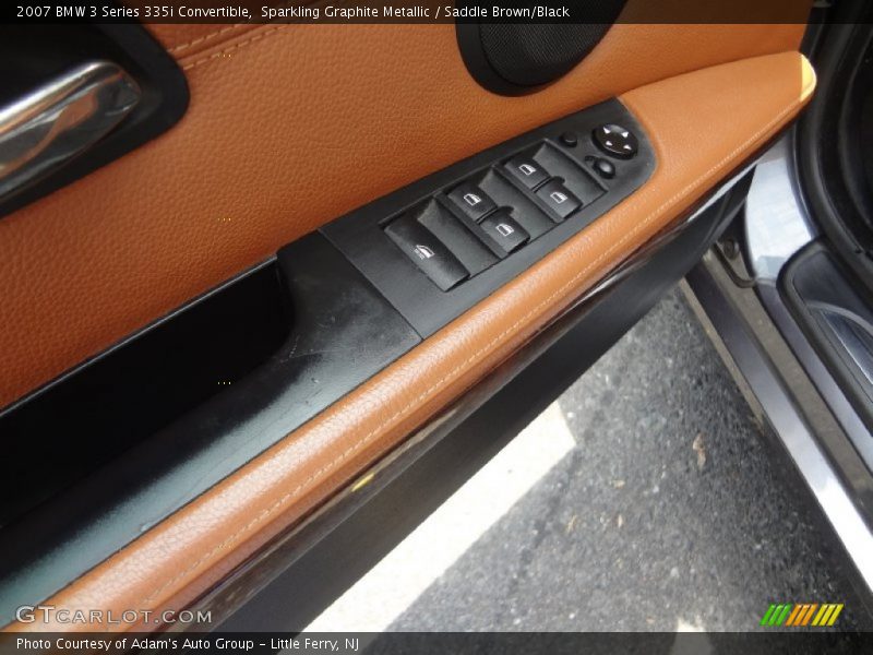 Sparkling Graphite Metallic / Saddle Brown/Black 2007 BMW 3 Series 335i Convertible