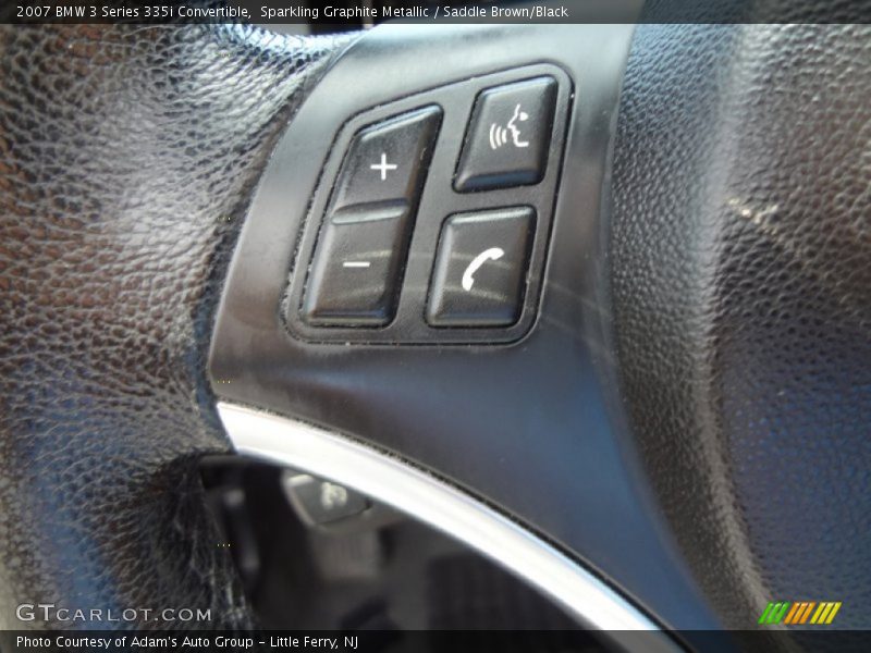Sparkling Graphite Metallic / Saddle Brown/Black 2007 BMW 3 Series 335i Convertible