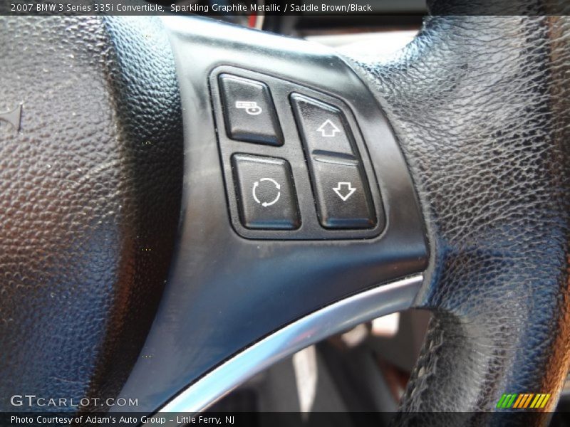 Sparkling Graphite Metallic / Saddle Brown/Black 2007 BMW 3 Series 335i Convertible