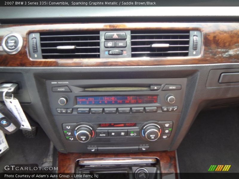 Sparkling Graphite Metallic / Saddle Brown/Black 2007 BMW 3 Series 335i Convertible