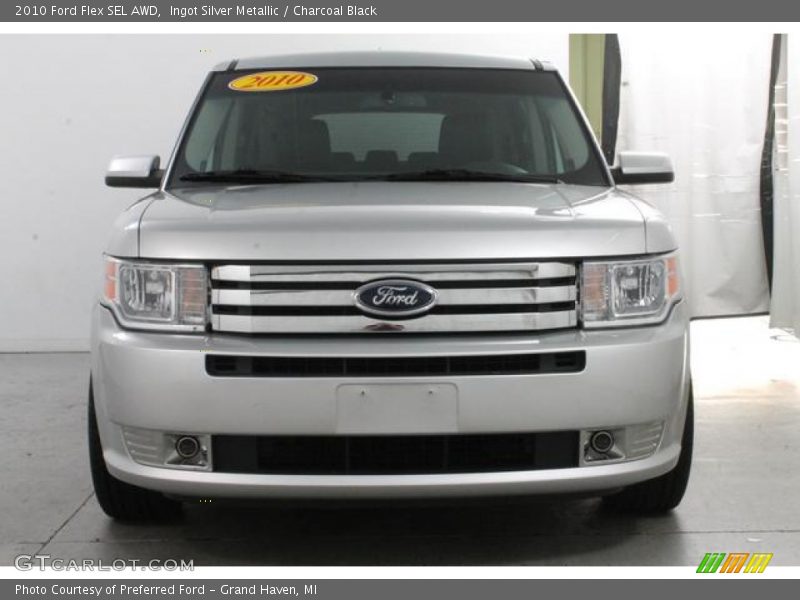 Ingot Silver Metallic / Charcoal Black 2010 Ford Flex SEL AWD