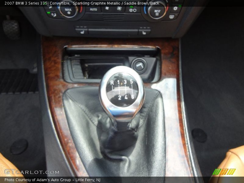 Sparkling Graphite Metallic / Saddle Brown/Black 2007 BMW 3 Series 335i Convertible
