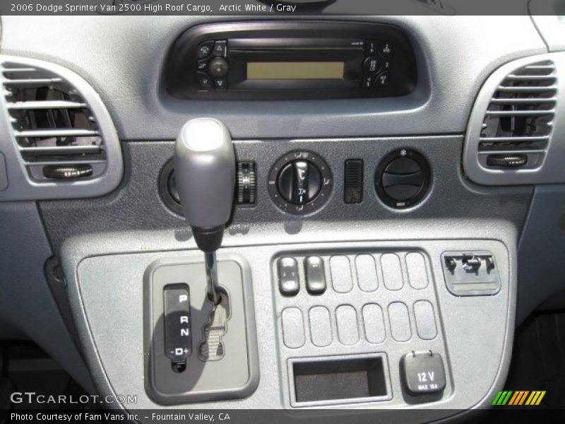 Controls of 2006 Sprinter Van 2500 High Roof Cargo