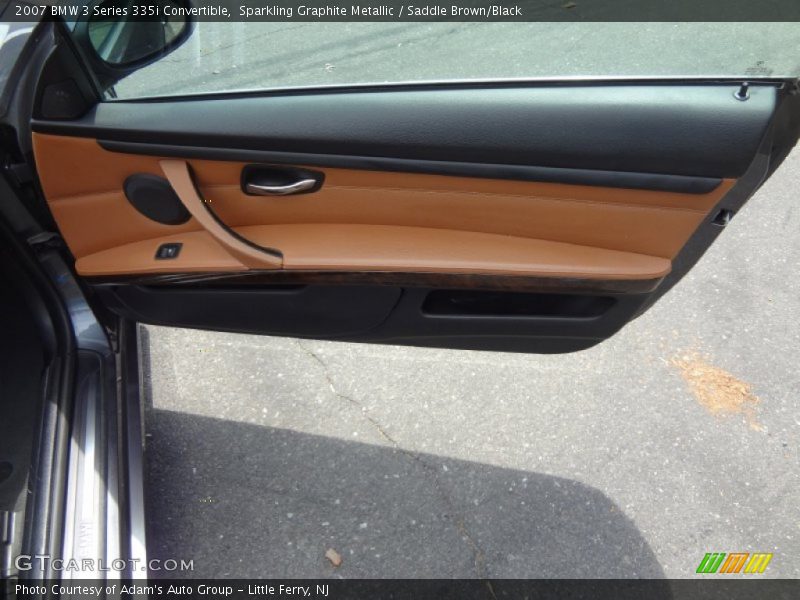 Sparkling Graphite Metallic / Saddle Brown/Black 2007 BMW 3 Series 335i Convertible