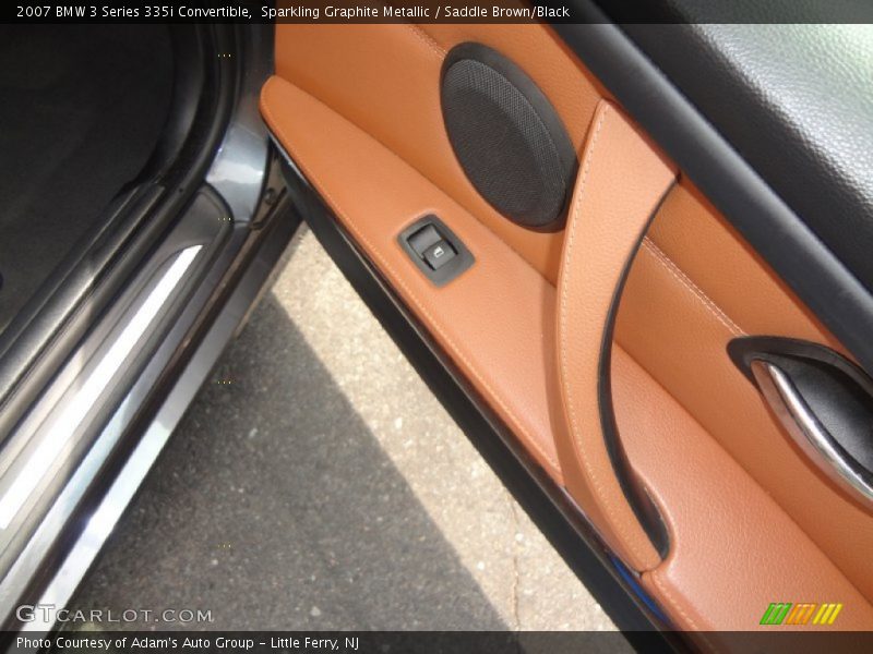 Sparkling Graphite Metallic / Saddle Brown/Black 2007 BMW 3 Series 335i Convertible