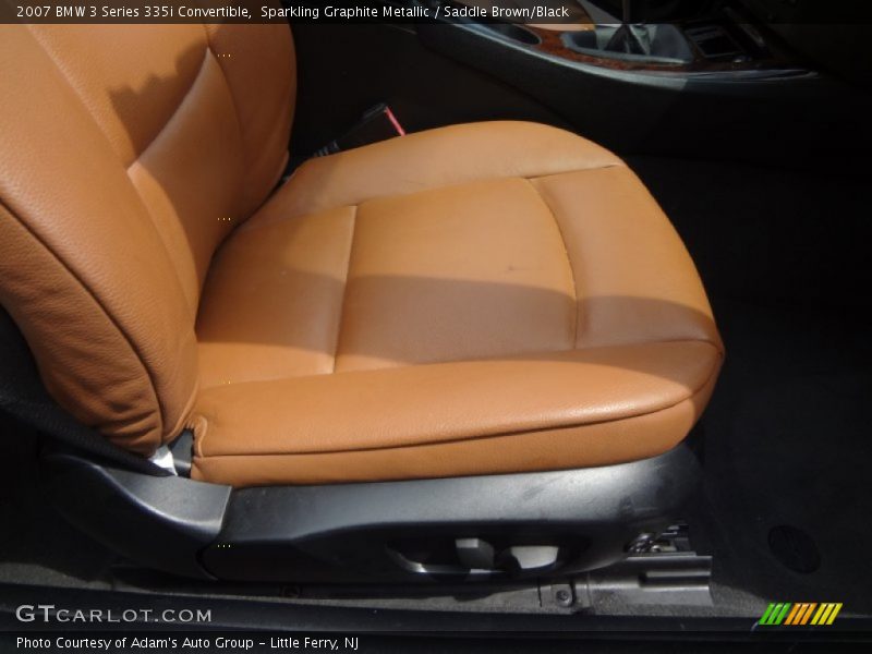Sparkling Graphite Metallic / Saddle Brown/Black 2007 BMW 3 Series 335i Convertible