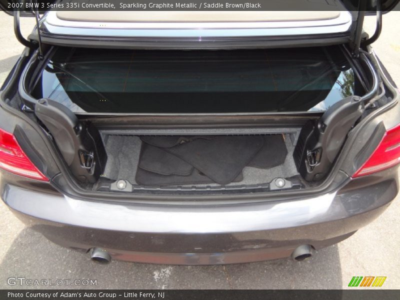 Sparkling Graphite Metallic / Saddle Brown/Black 2007 BMW 3 Series 335i Convertible