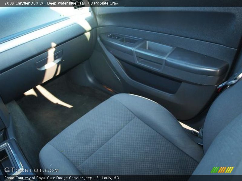 Deep Water Blue Pearl / Dark Slate Gray 2009 Chrysler 300 LX