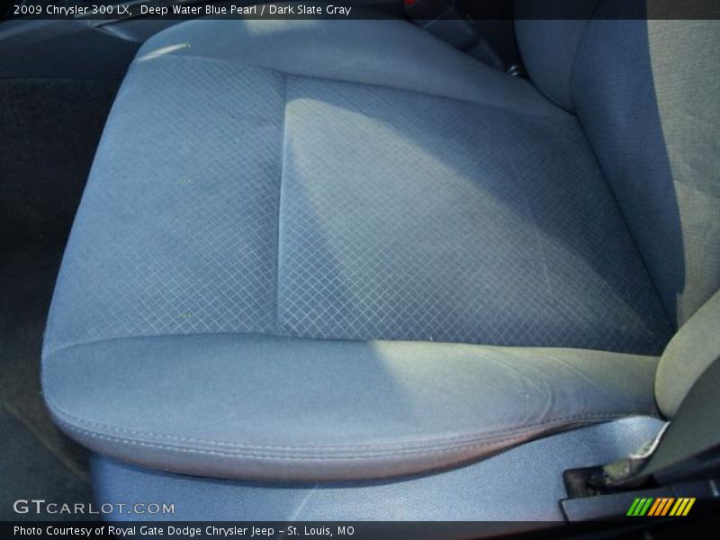Deep Water Blue Pearl / Dark Slate Gray 2009 Chrysler 300 LX