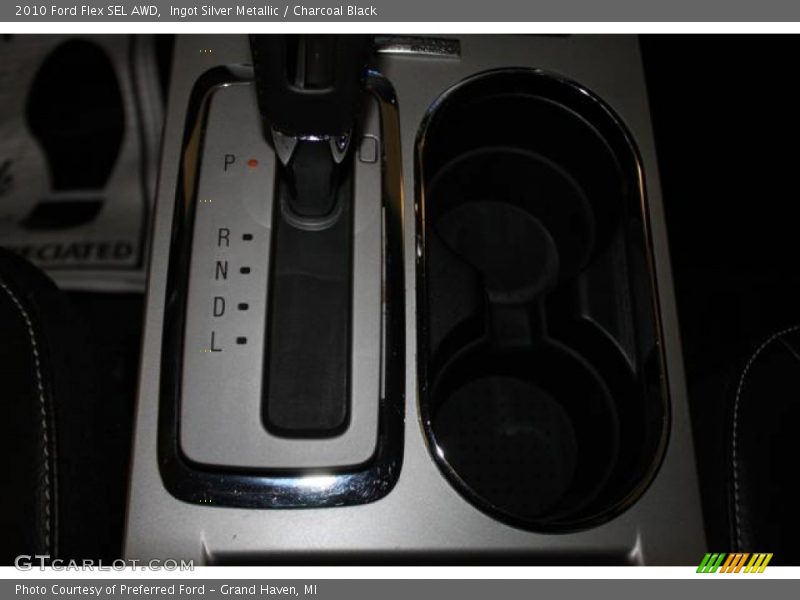 Ingot Silver Metallic / Charcoal Black 2010 Ford Flex SEL AWD