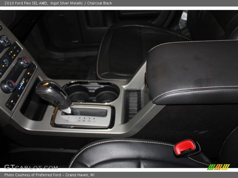 Ingot Silver Metallic / Charcoal Black 2010 Ford Flex SEL AWD