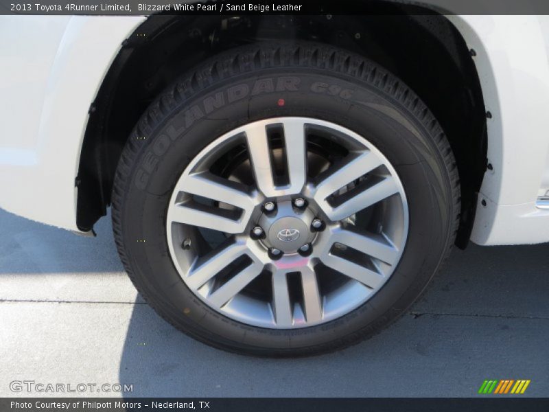 Blizzard White Pearl / Sand Beige Leather 2013 Toyota 4Runner Limited